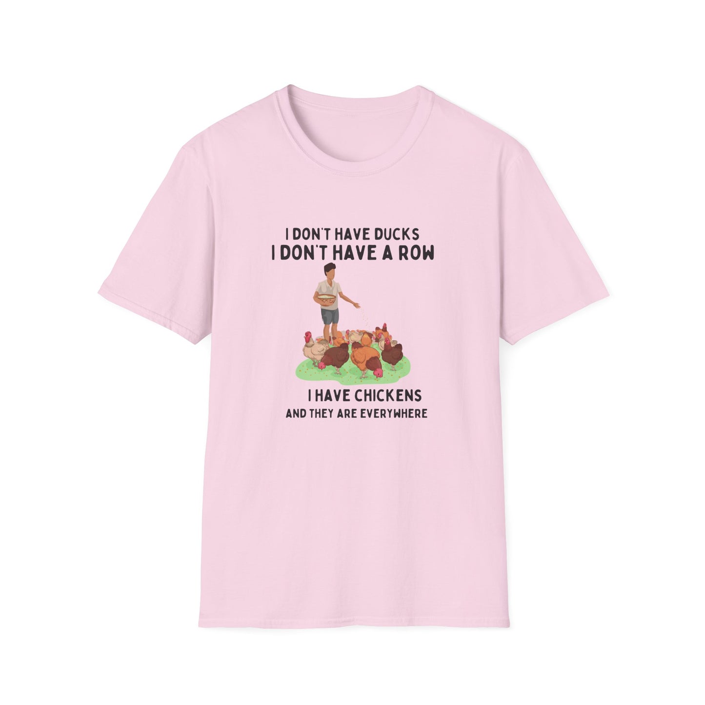 Chickens Everywhere Graphic T-Shirt