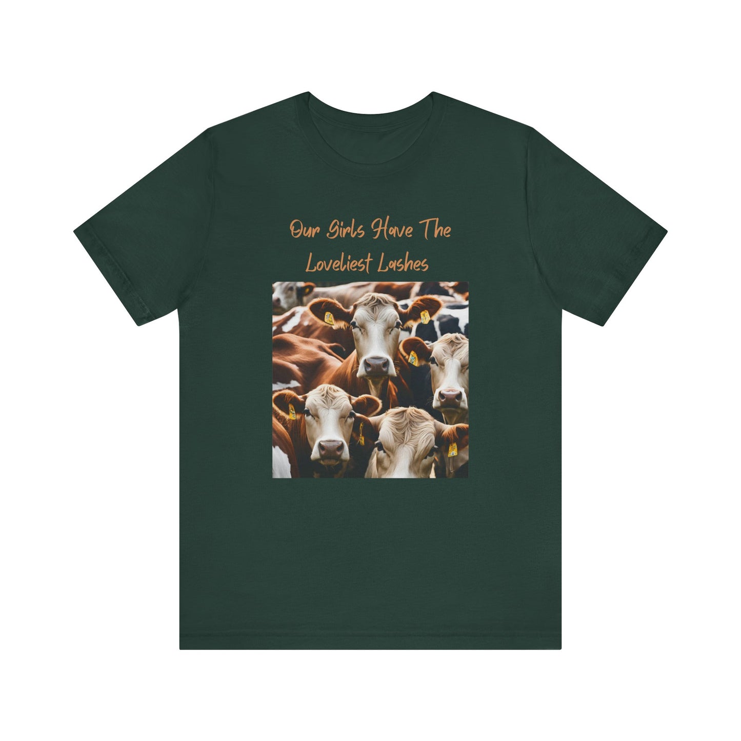 Cow Graphic Tee - Our Girls Have The Loveliest Lashes