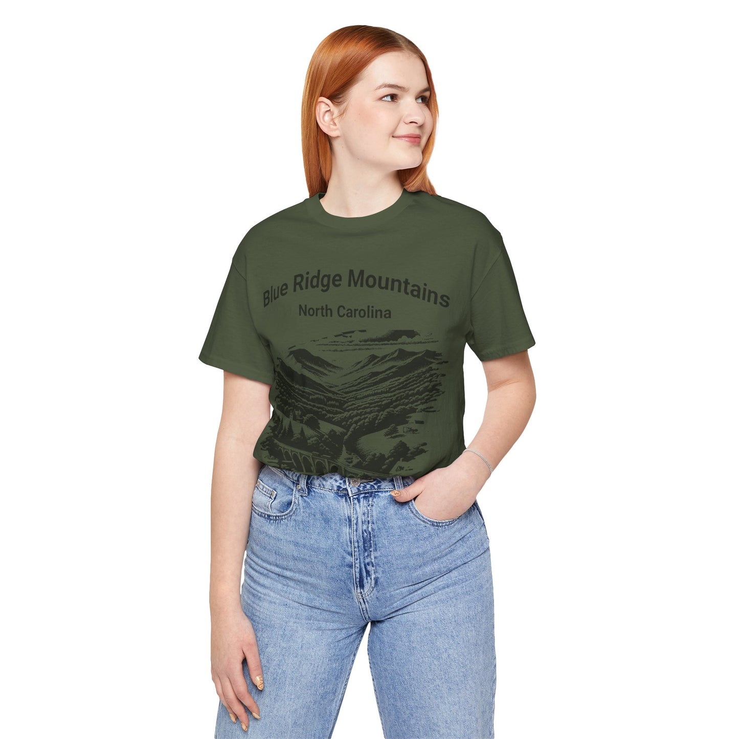 Mountain Graphic Tee - Blue Ridge Mountains, NC - Country Living, Homesteading