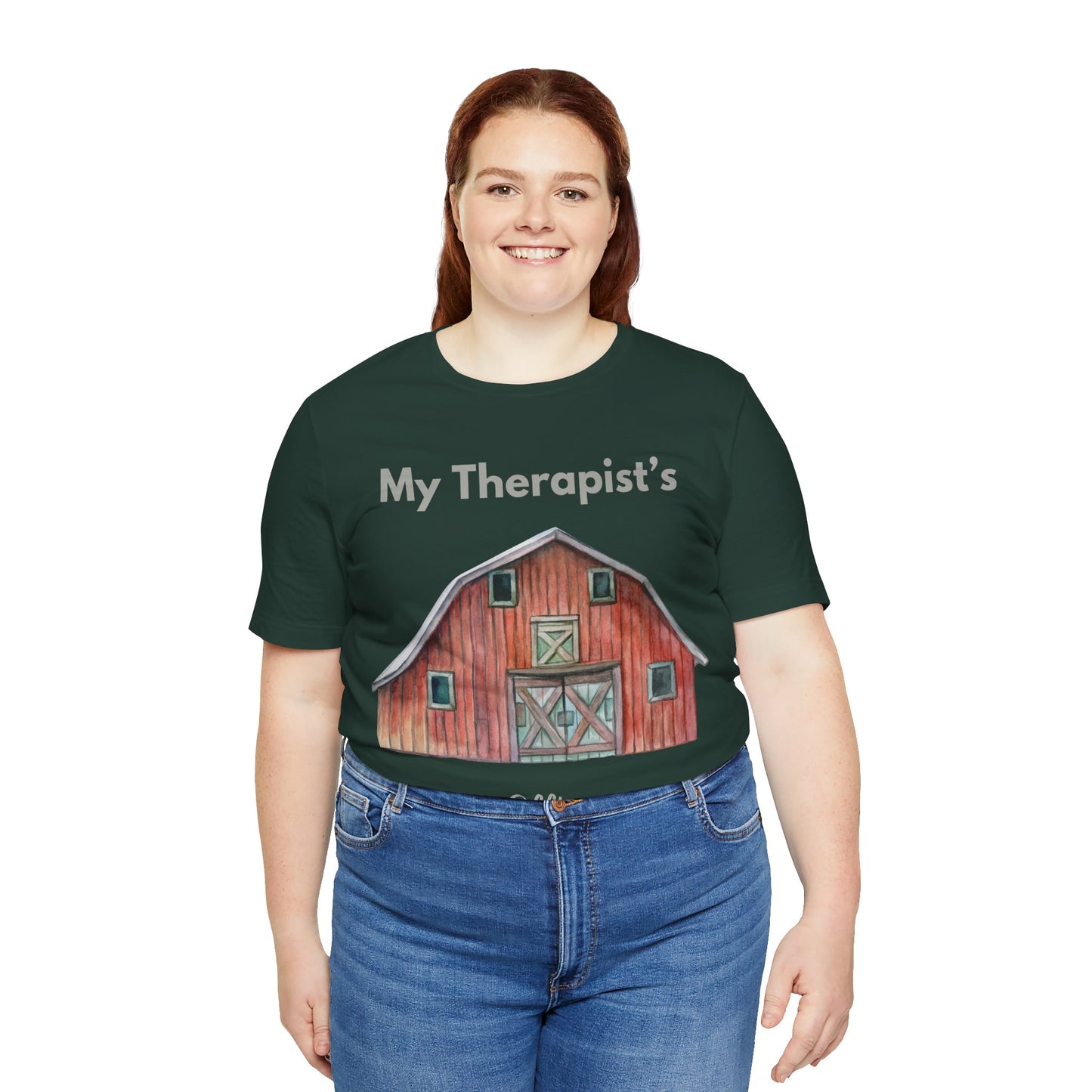 My Therapist's Office, Graphic Red Barn Unisex Tee