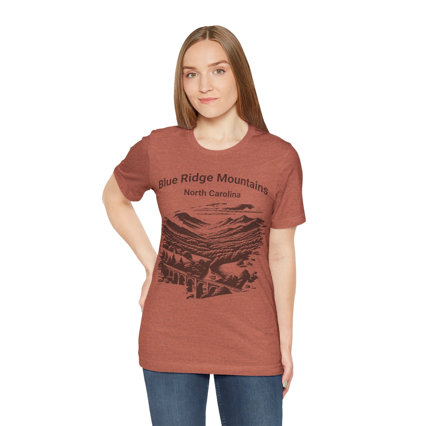 Mountain Graphic Tee - Blue Ridge Mountains, NC - Country Living, Homesteading