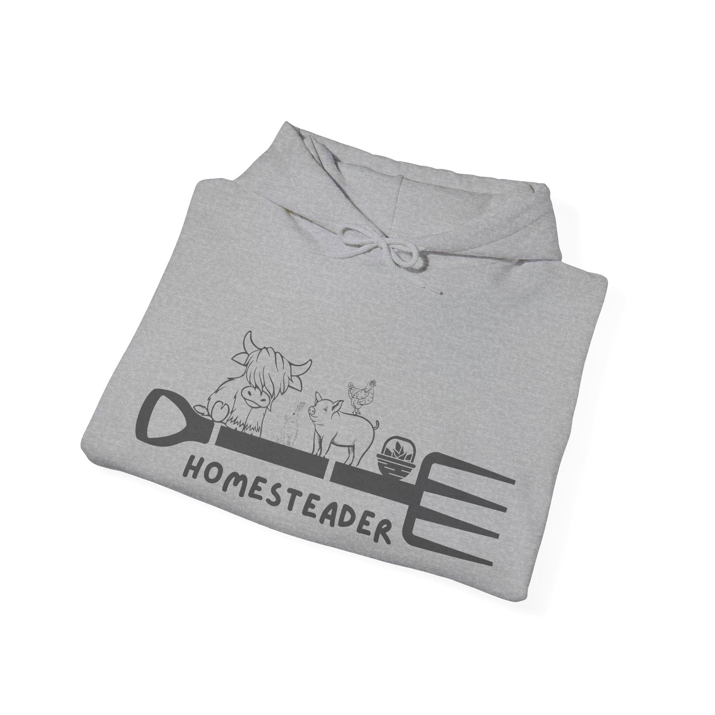 Farm Animals Homesteader Hoodie Sweatshirt