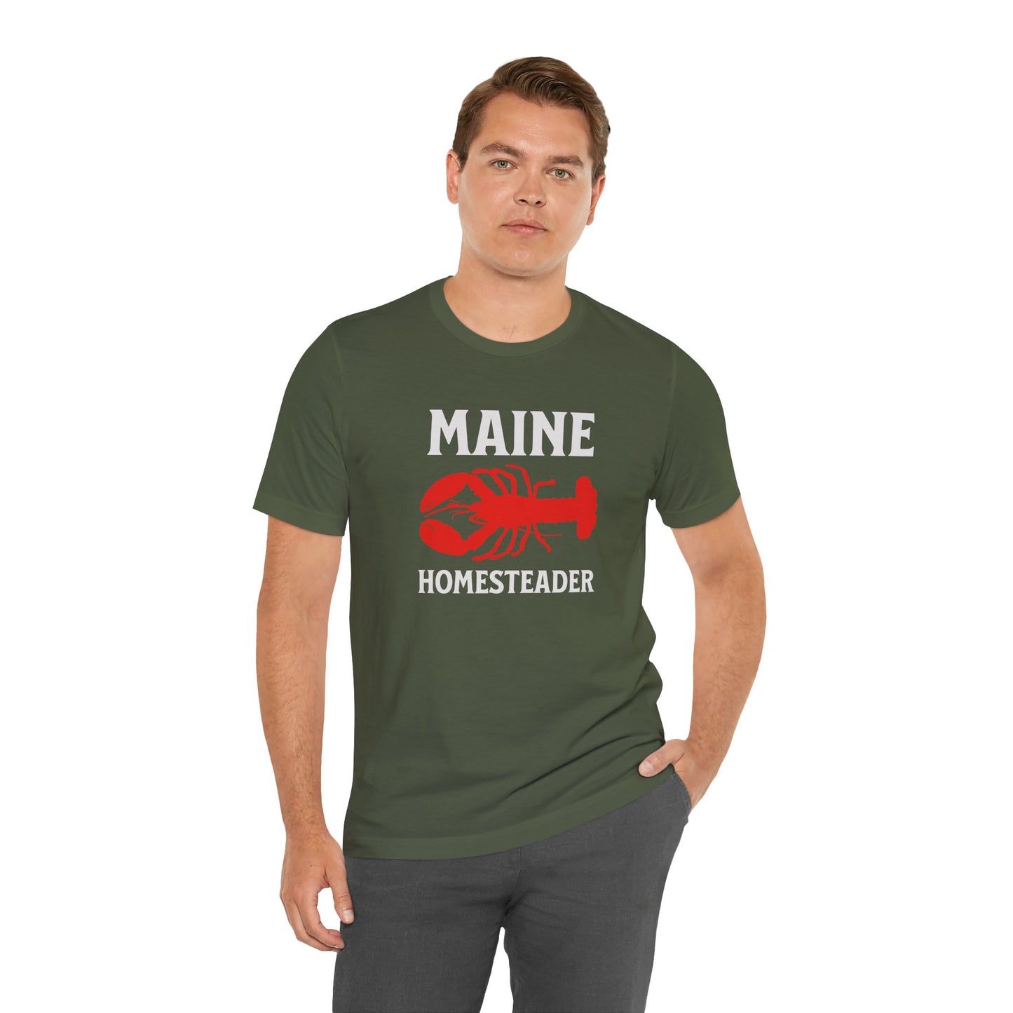 Lobster Tee - Maine Homesteader, Fisherman's Aesthetics, Coastal Living,