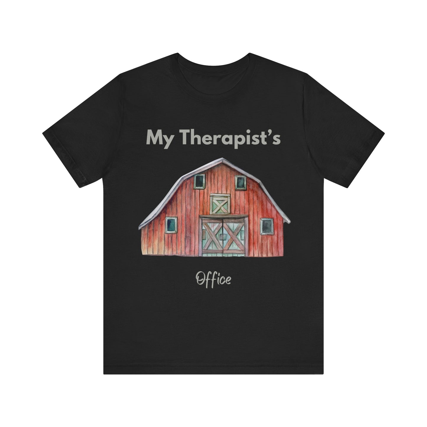 My Therapist's Office, Graphic Red Barn Unisex Tee