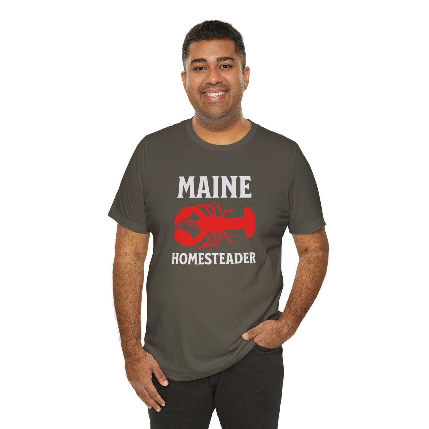 Lobster Tee - Maine Homesteader, Fisherman's Aesthetics, Coastal Living,