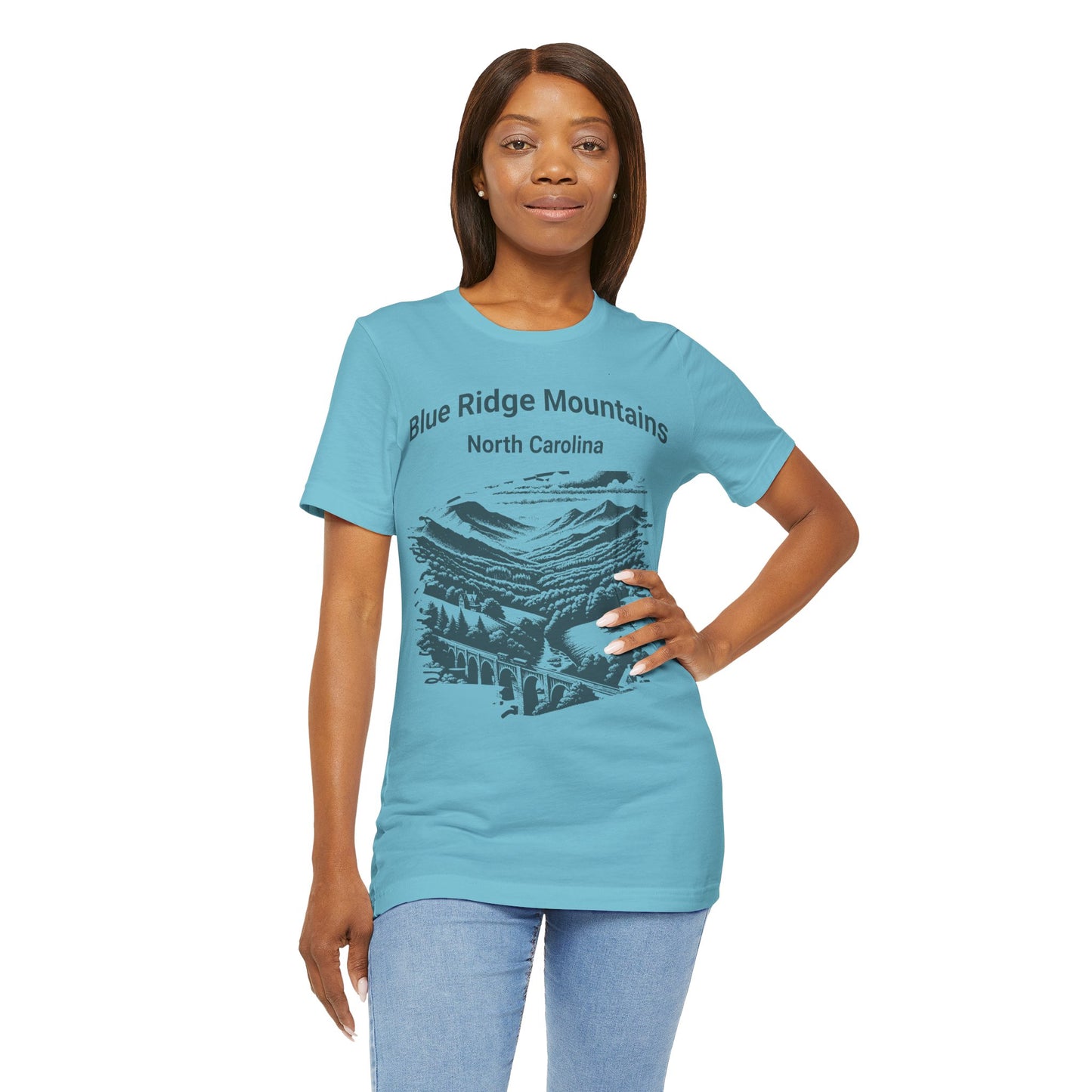 Mountain Graphic Tee - Blue Ridge Mountains, NC - Country Living, Homesteading