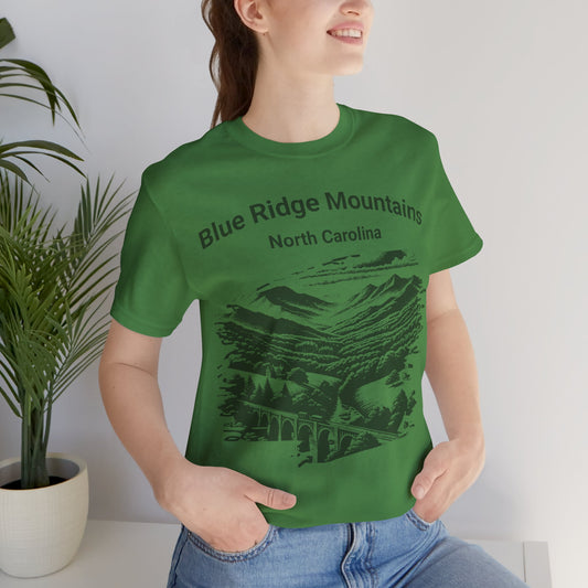 Mountain Graphic Tee - Blue Ridge Mountains, NC - Country Living, Homesteading