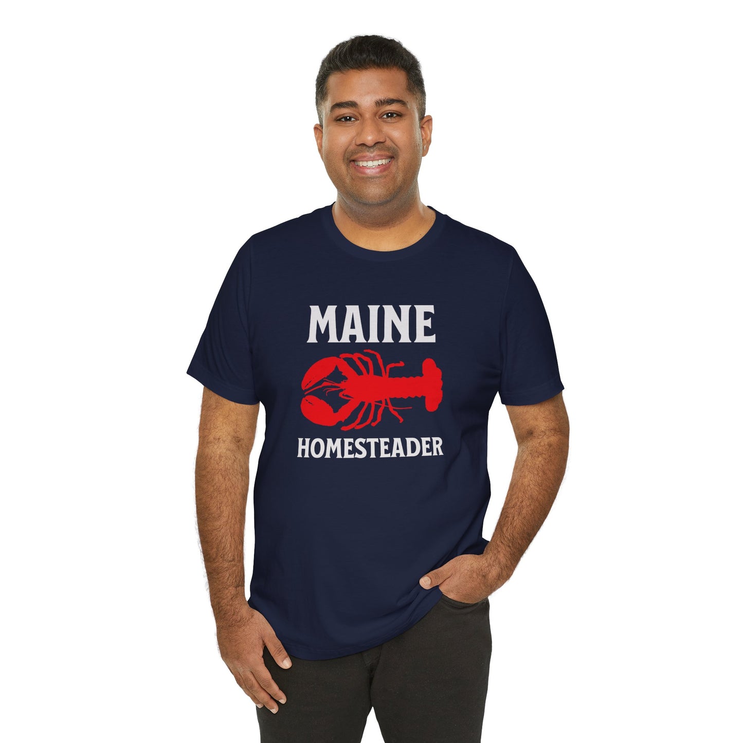 Lobster Tee - Maine Homesteader, Fisherman's Aesthetics, Coastal Living,