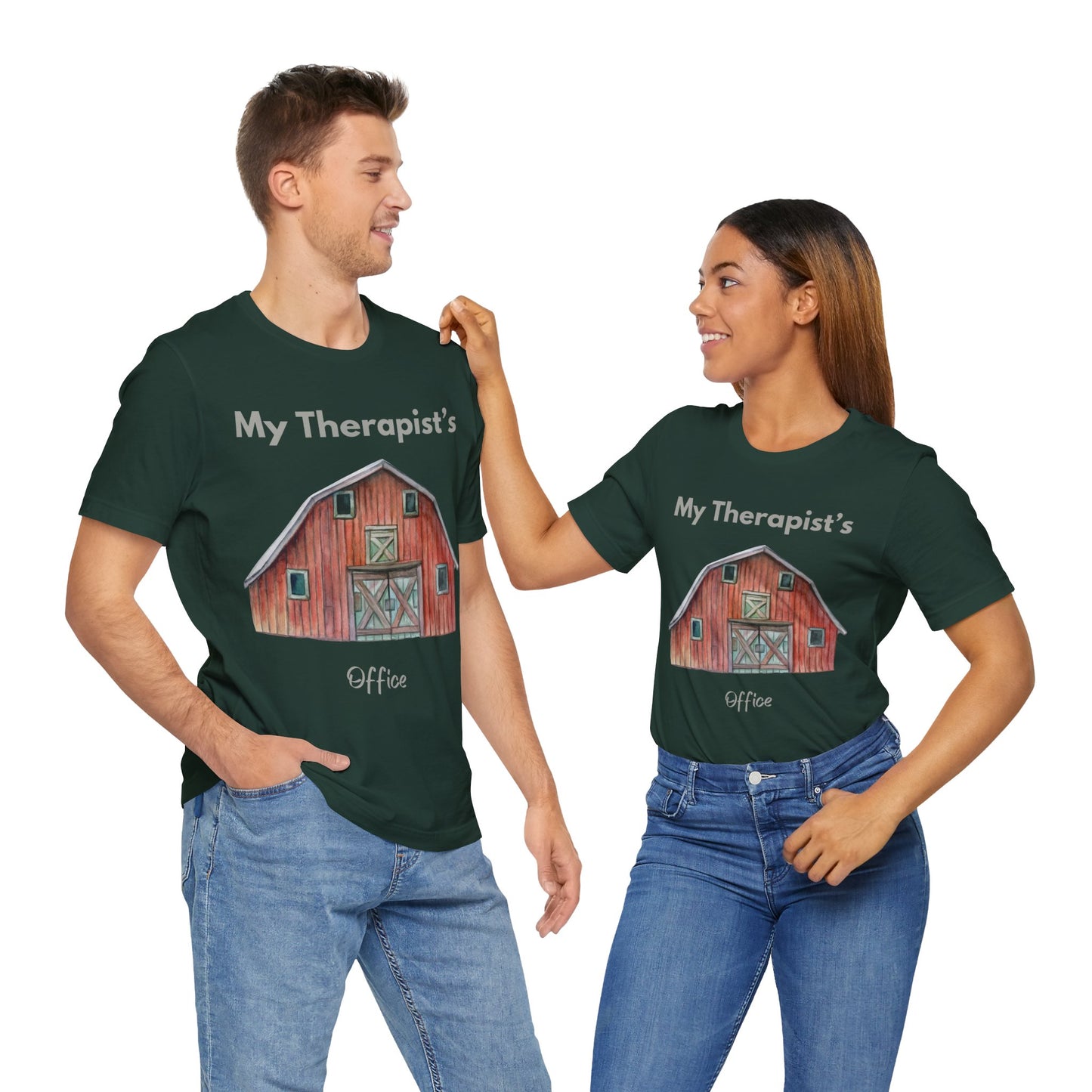 My Therapist's Office, Graphic Red Barn Unisex Tee