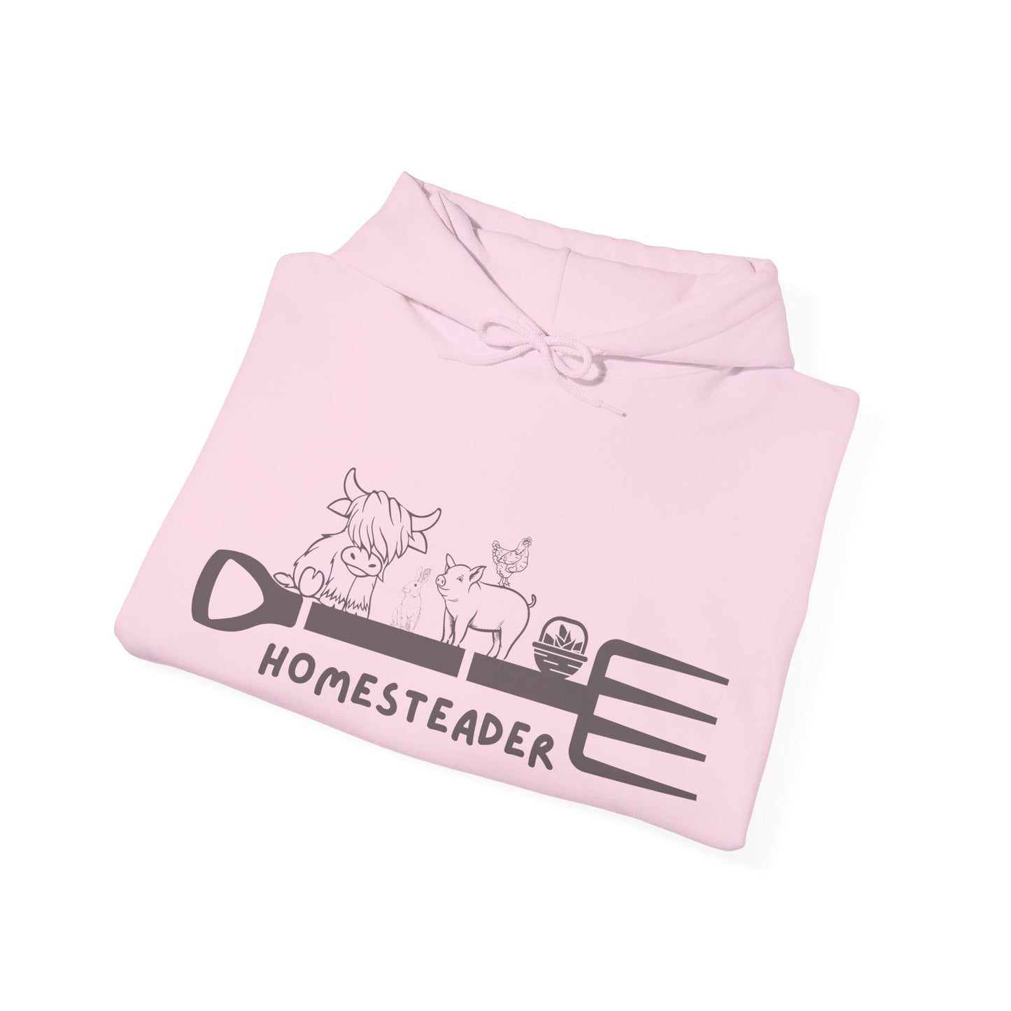 Farm Animals Homesteader Hoodie Sweatshirt