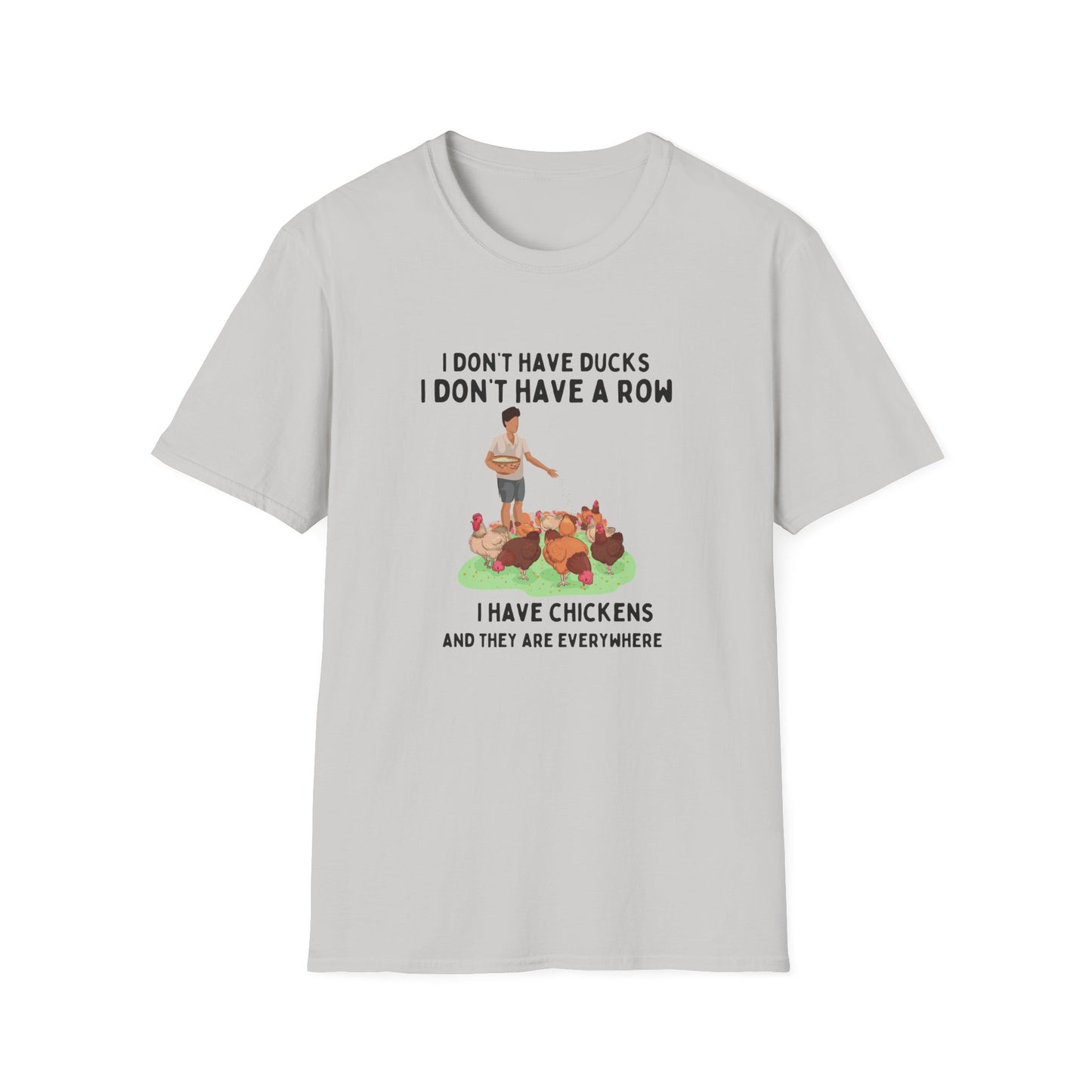 Chickens Everywhere Graphic T-Shirt