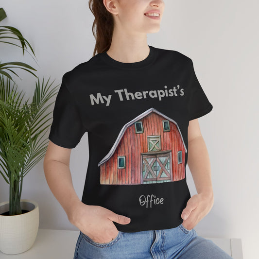 My Therapist's Office, Graphic Red Barn Unisex Tee