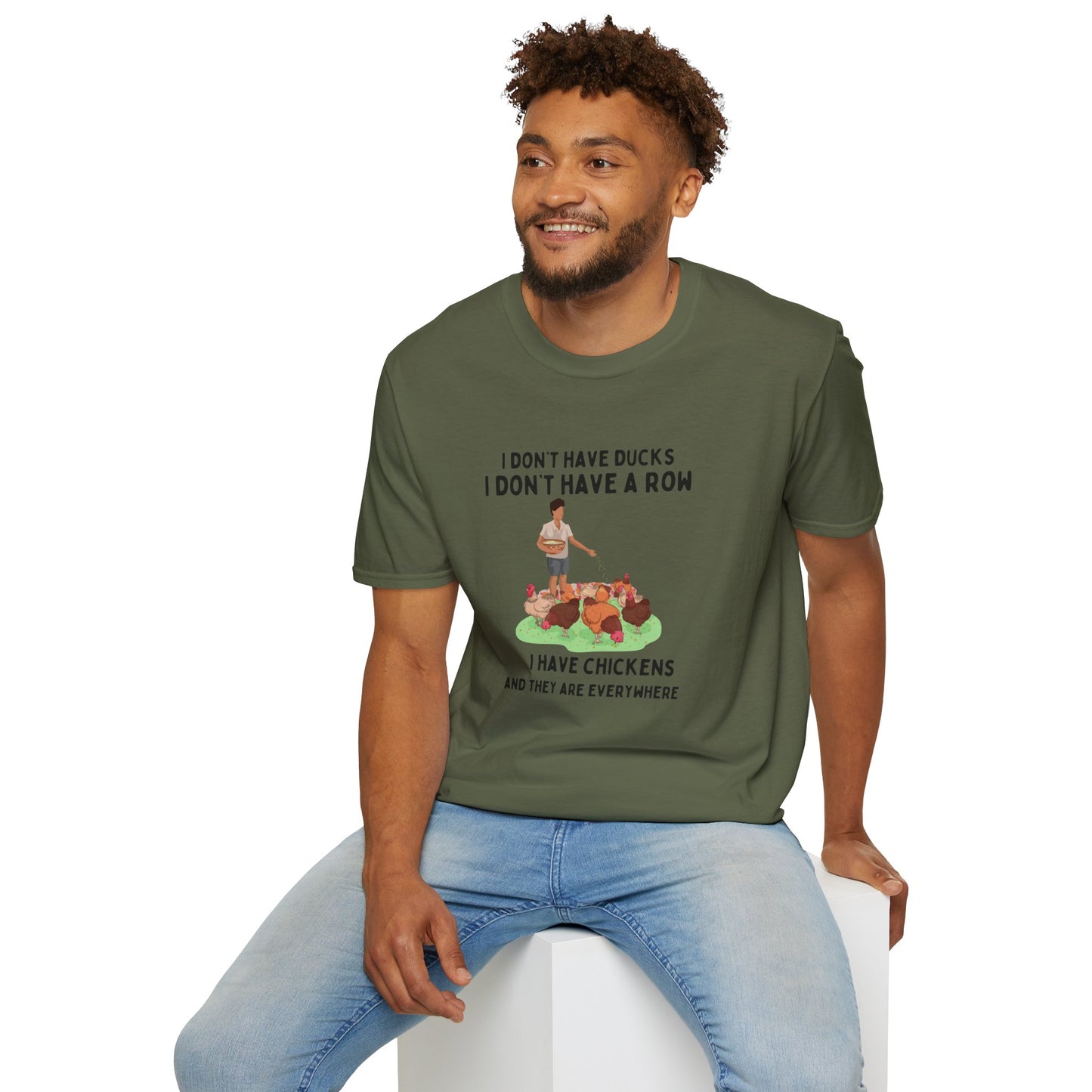 Chickens Everywhere Graphic T-Shirt