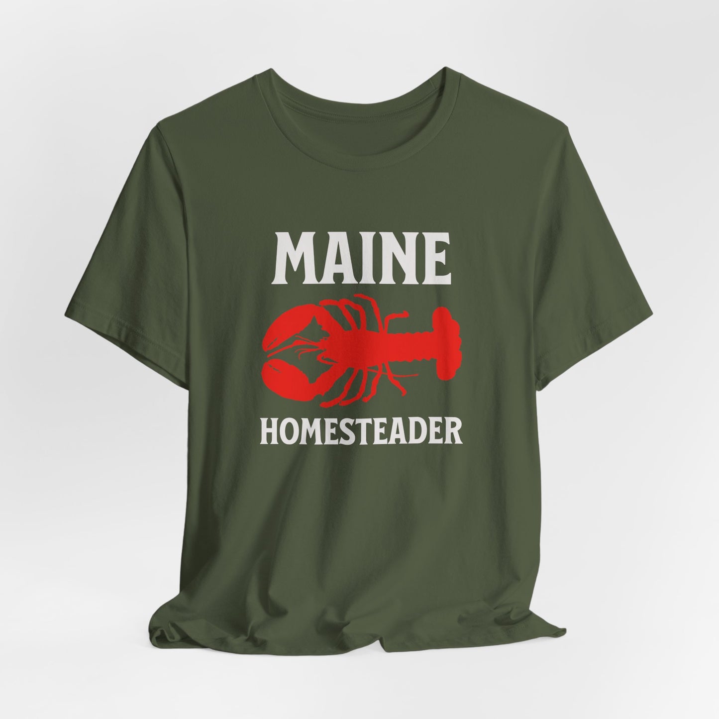 Lobster Tee - Maine Homesteader, Fisherman's Aesthetics, Coastal Living,