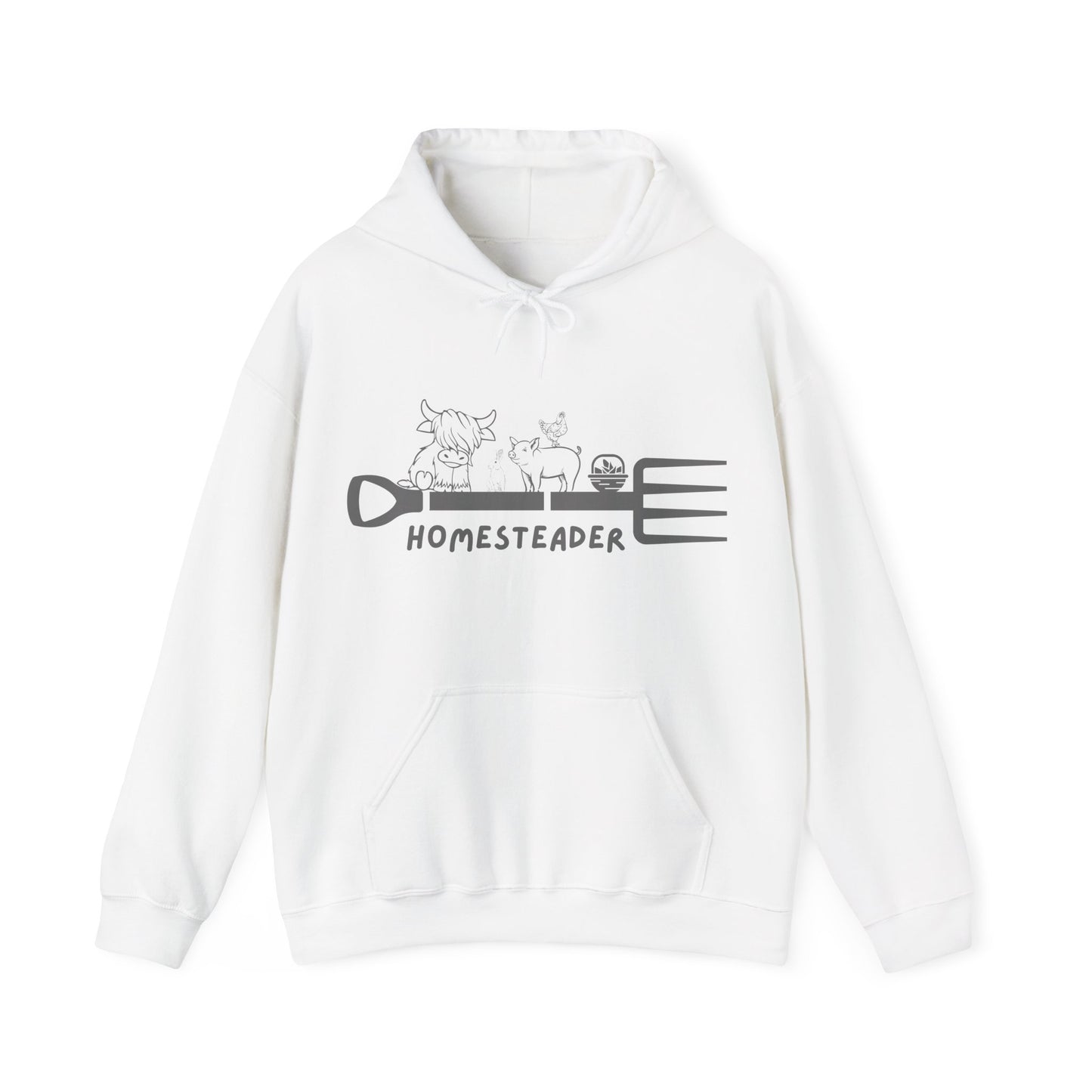 Farm Animals Homesteader Hoodie Sweatshirt