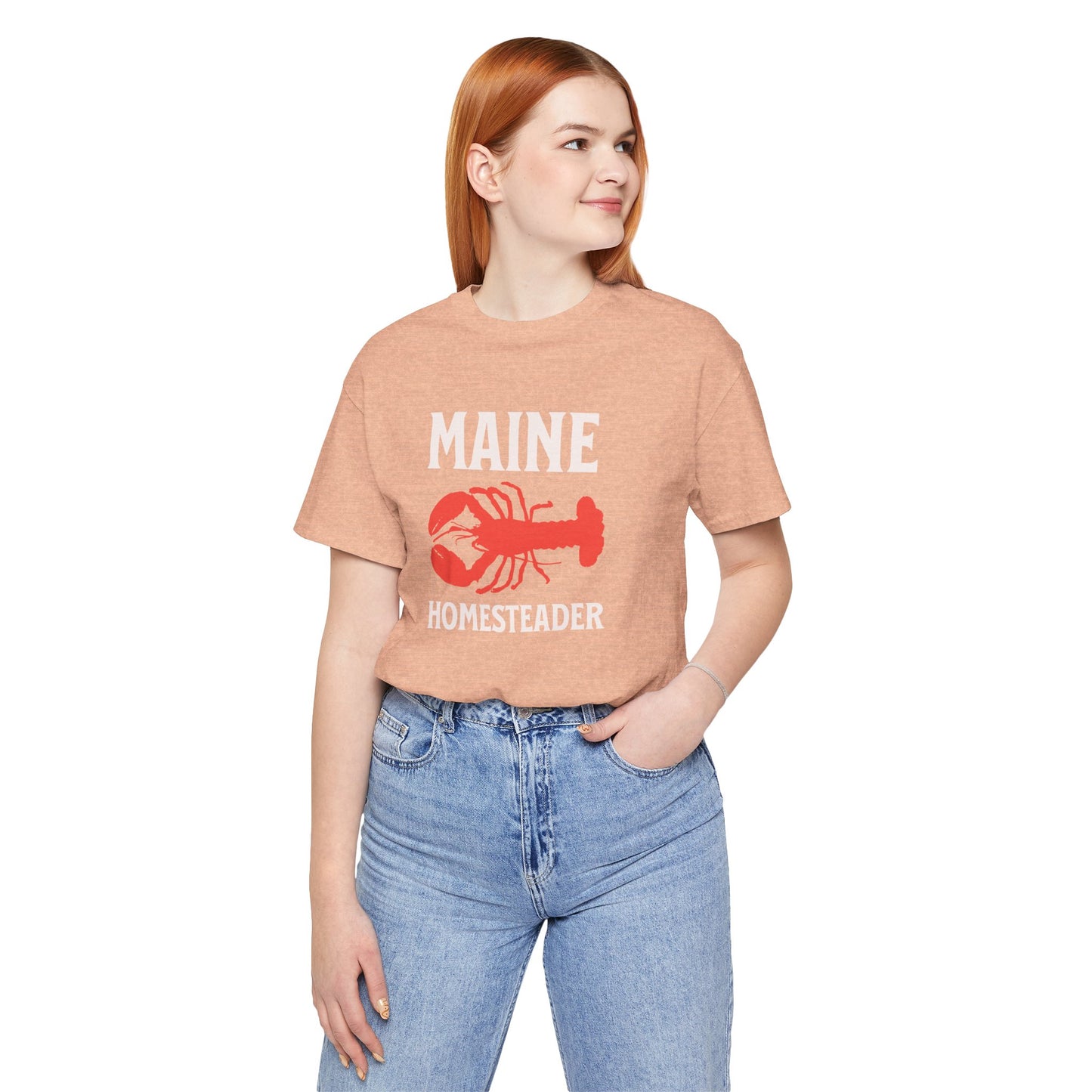 Lobster Tee - Maine Homesteader, Fisherman's Aesthetics, Coastal Living,