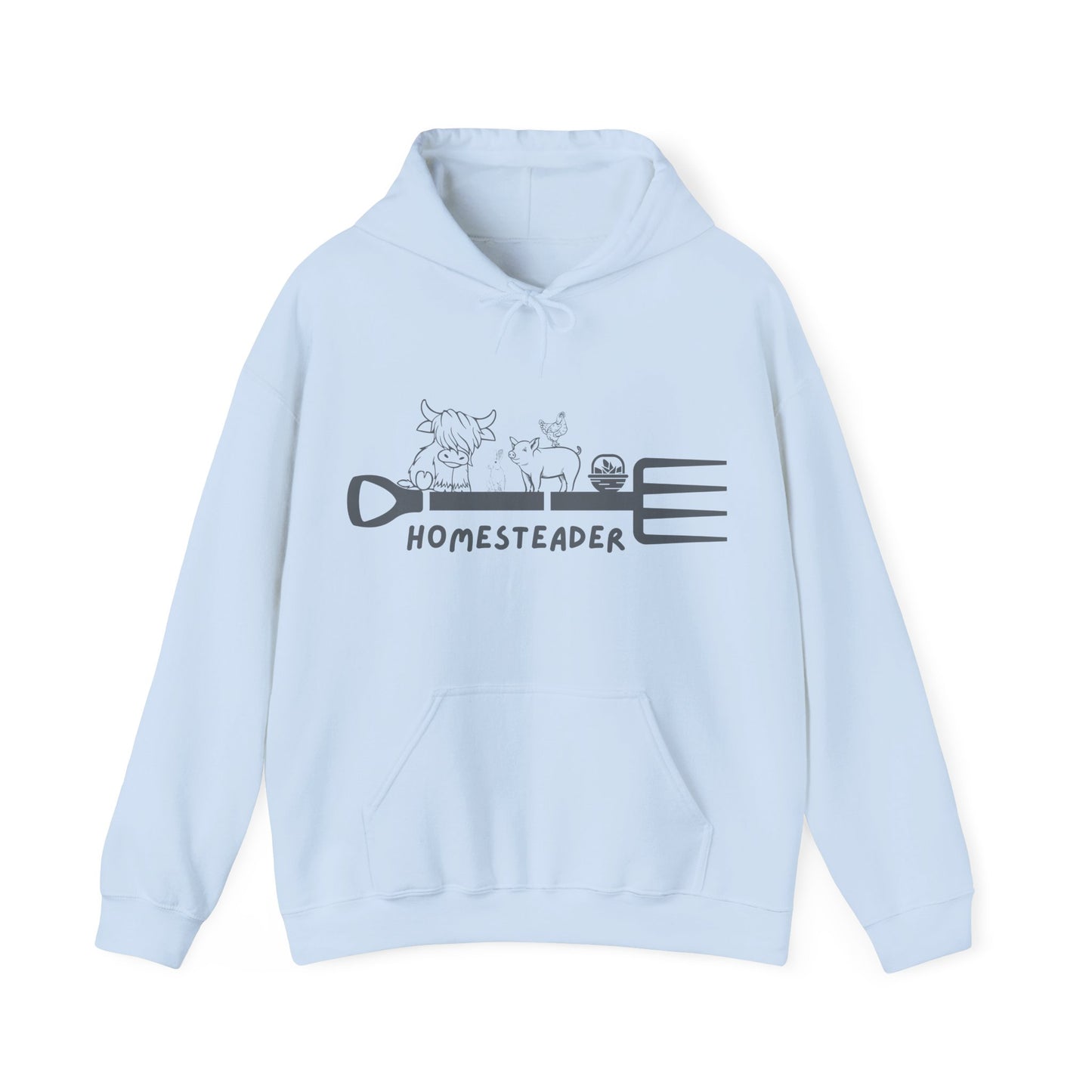 Farm Animals Homesteader Hoodie Sweatshirt