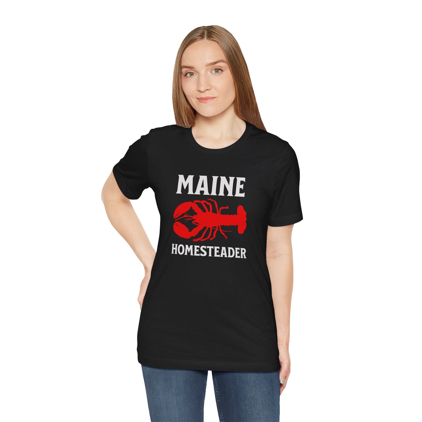 Lobster Tee - Maine Homesteader, Fisherman's Aesthetics, Coastal Living,