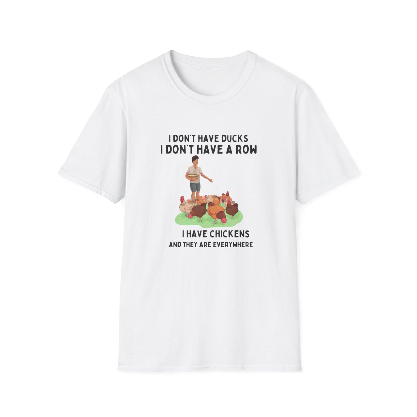 Chickens Everywhere Graphic T-Shirt