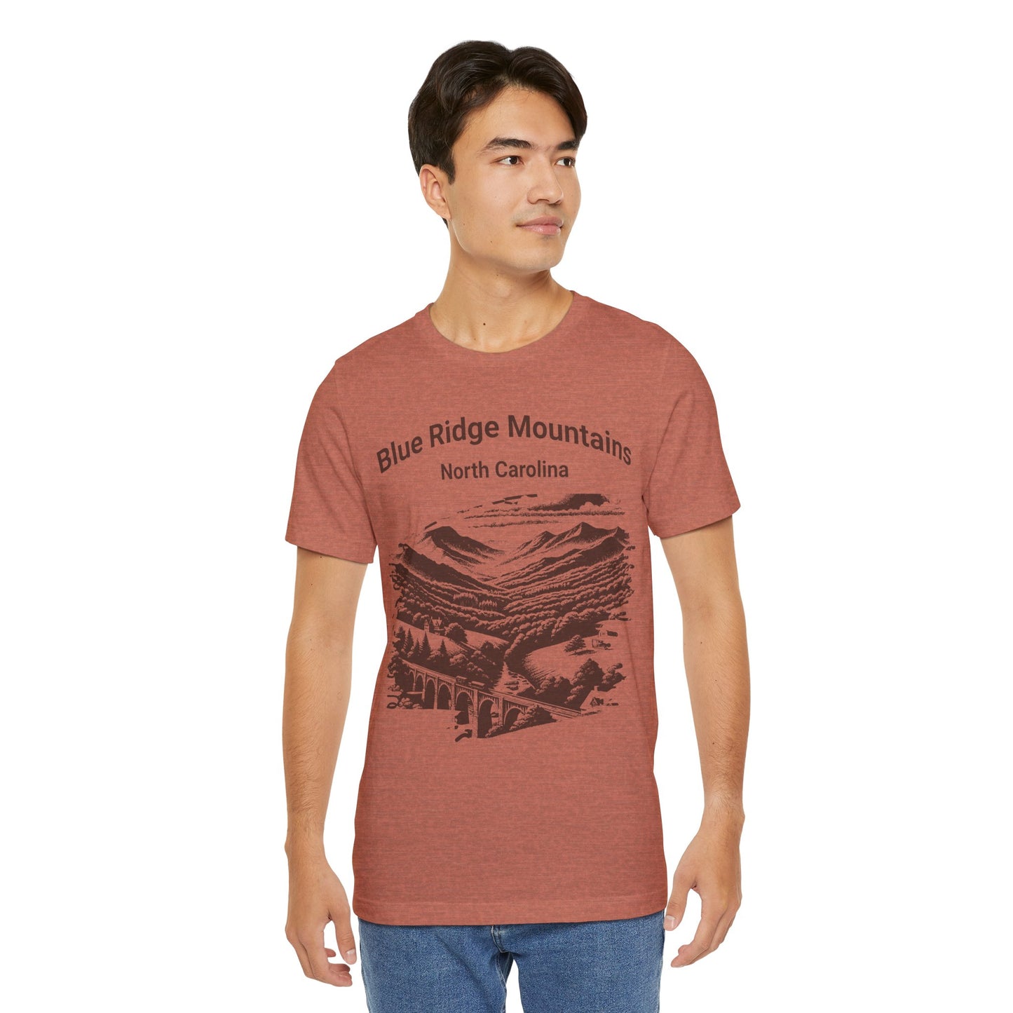 Mountain Graphic Tee - Blue Ridge Mountains, NC - Country Living, Homesteading