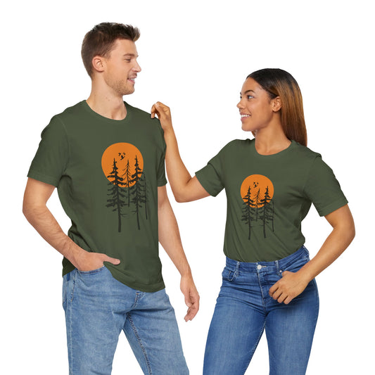 Sunrise ~ Nature shirt,  Nature t shirt, Graphic Tee, Forest Graphic Tee, Camping Tee,  Outdoors T-Shirt, Environmental Shirt, gift