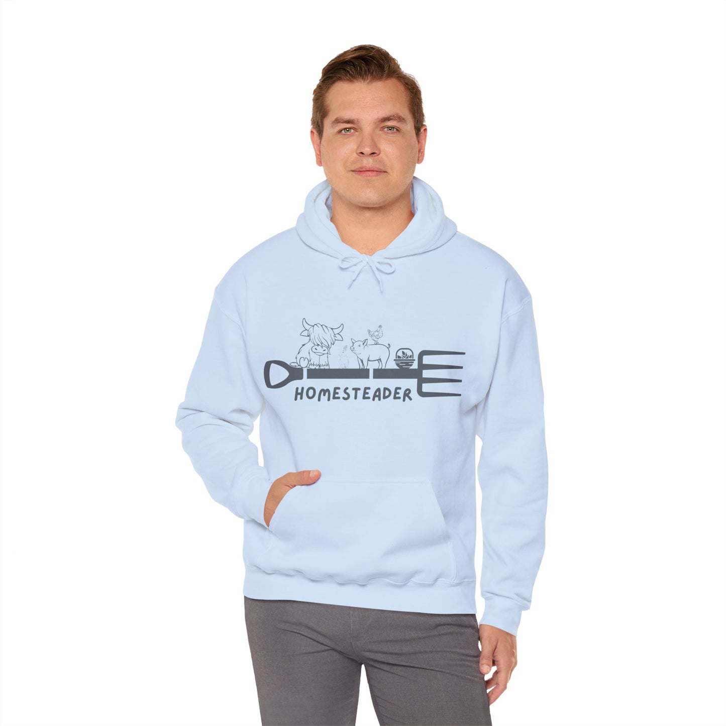 Farm Animals Homesteader Hoodie Sweatshirt