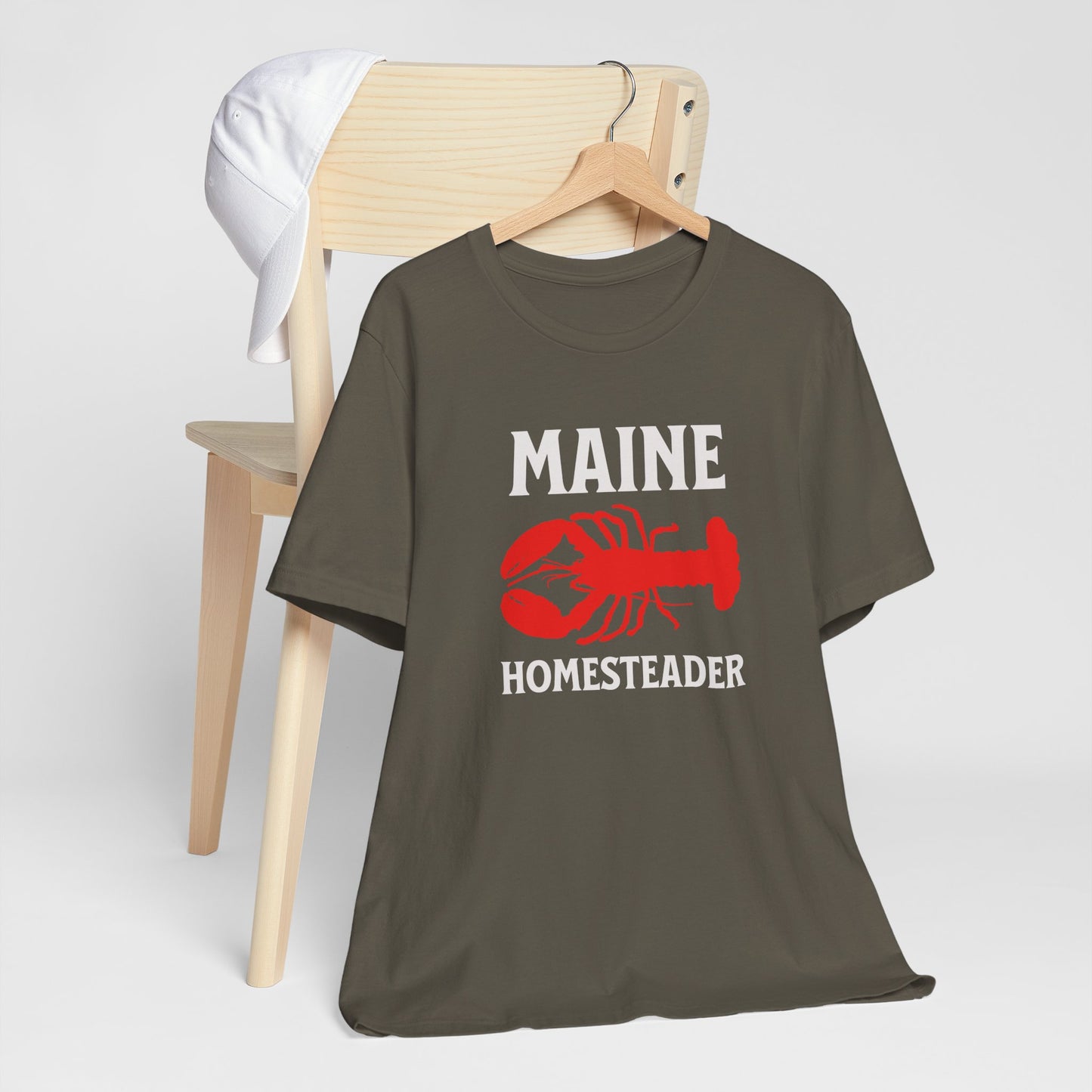 Lobster Tee - Maine Homesteader, Fisherman's Aesthetics, Coastal Living,