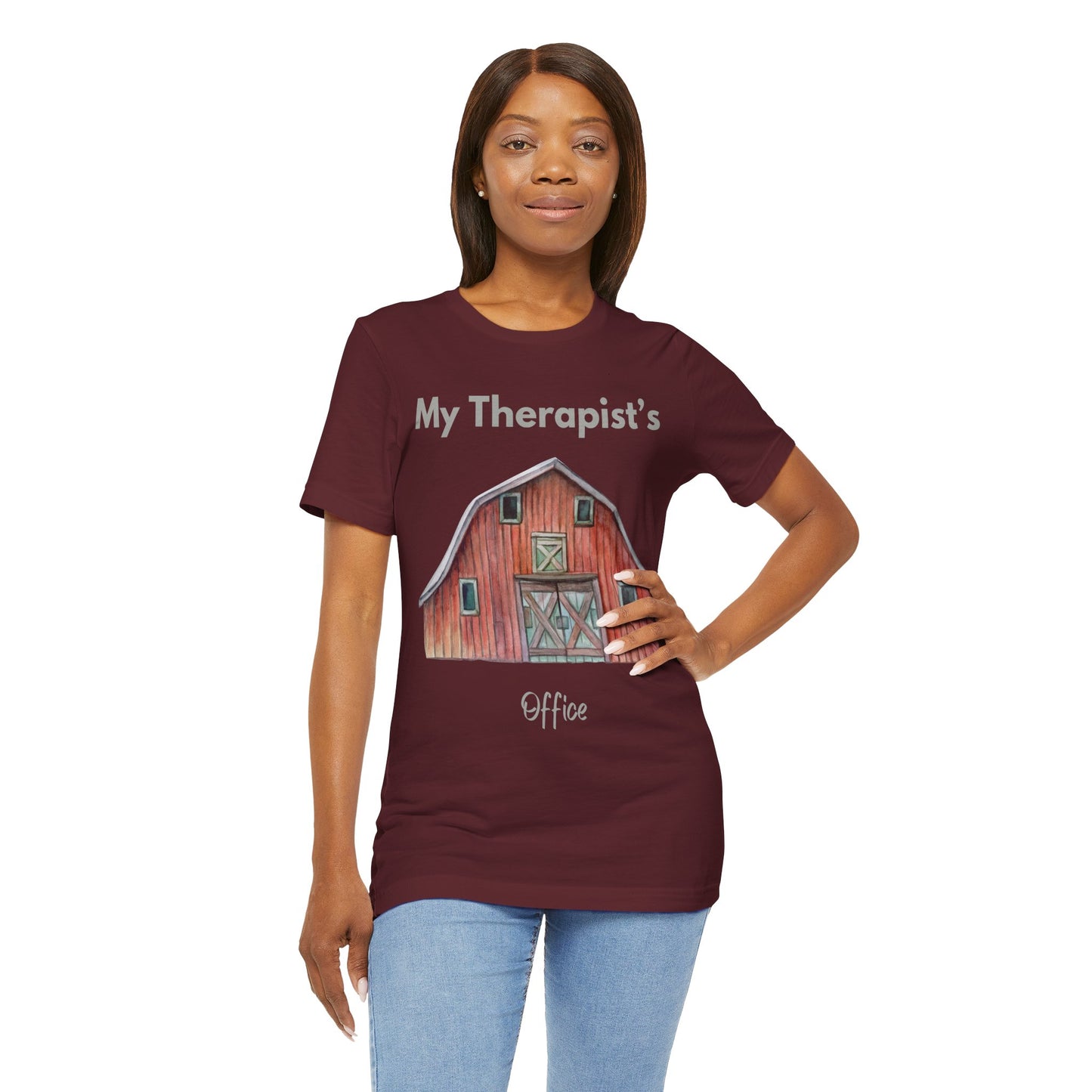 My Therapist's Office, Graphic Red Barn Unisex Tee