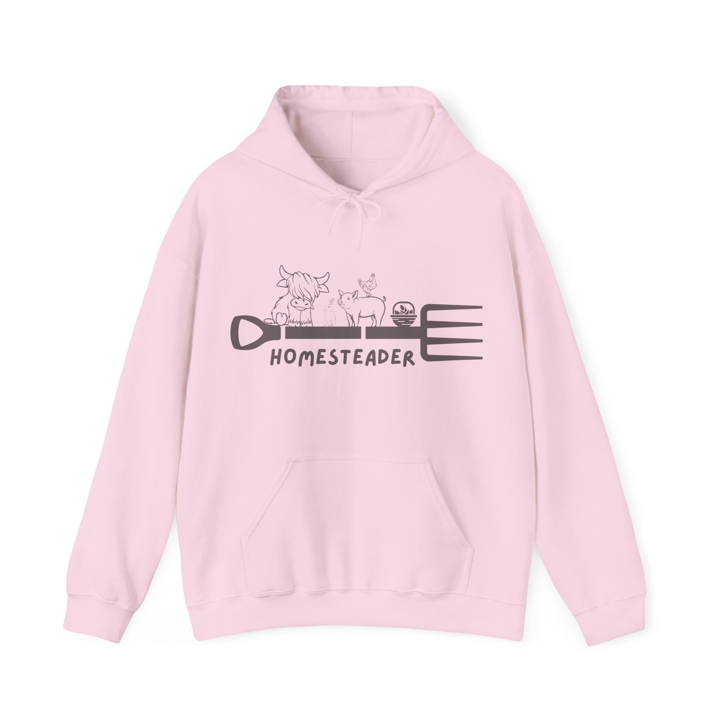 Farm Animals Homesteader Hoodie Sweatshirt