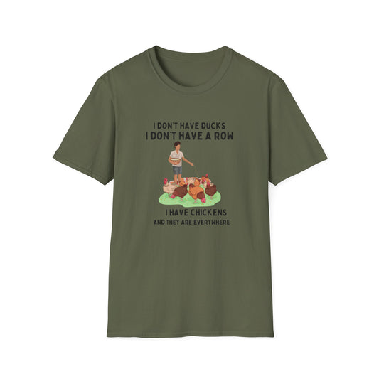 Chickens Everywhere Graphic T-Shirt